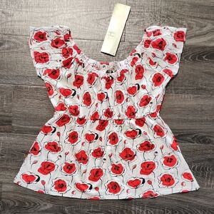 💋 Ethos Paris floral empire waist Top 💋